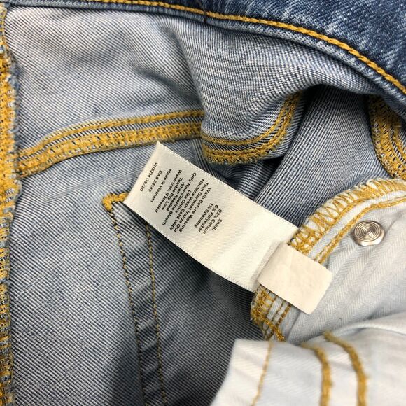 Talbots Women Crop Flare Jeans Size 14P 14 Petite Blue Denim B171 -2 - Picture 11 of 16